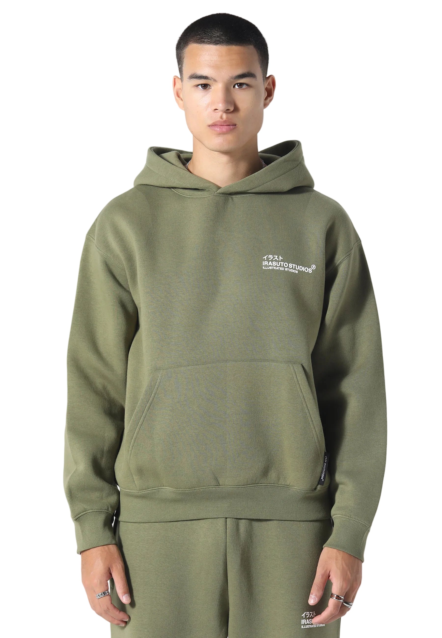 Irasuto Studios Koi Khaki Hoodie